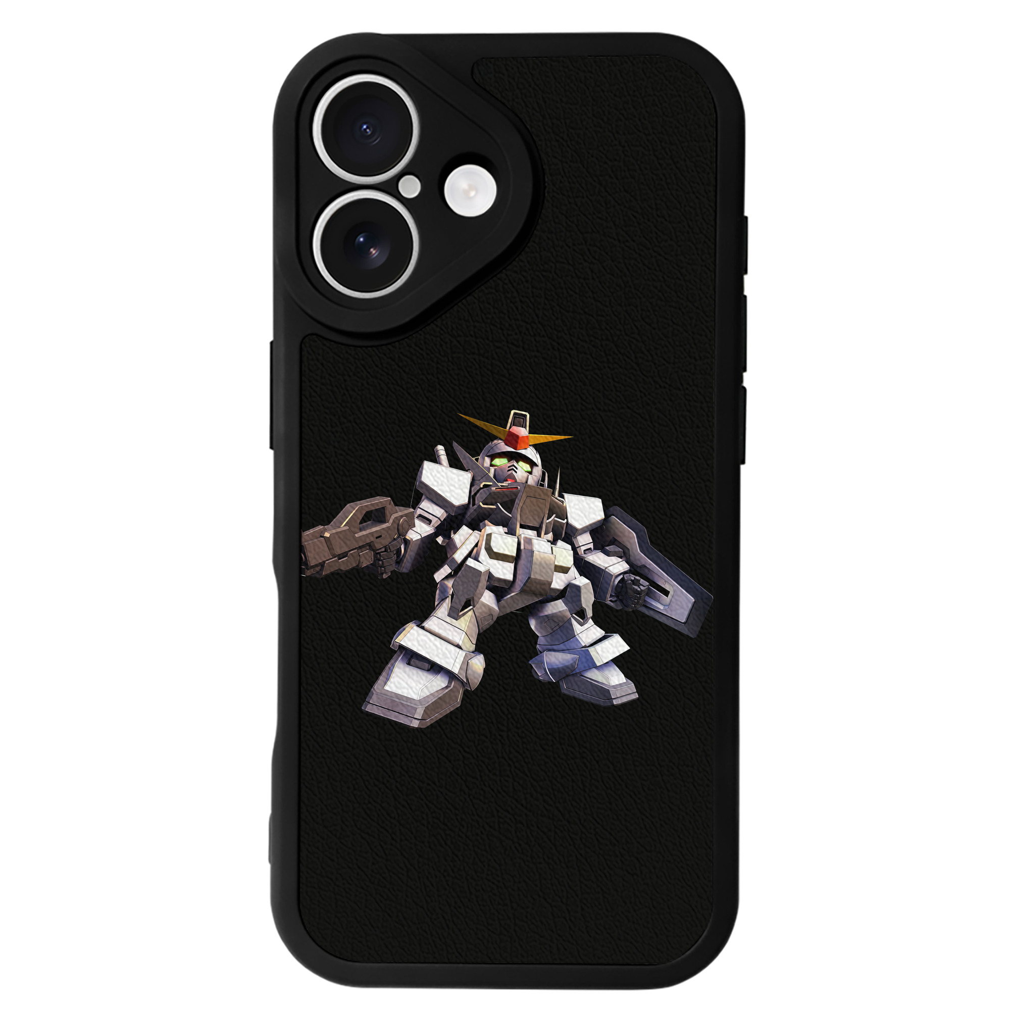 （画像用） 機動戦士ガンダム Mobile Suit Gundam 【iPhone 16シリーズ対応】シリコンスマホケース（レザー調） 材質：シリコン